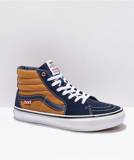 Vans sk8-hi pro on sale blue/sunflower/white