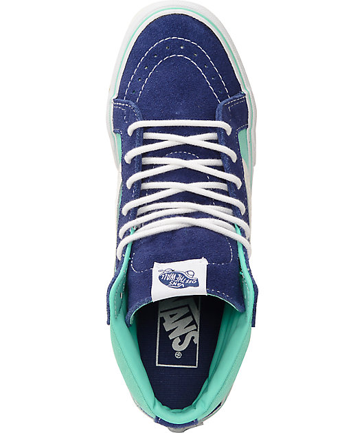 vans sk8-hi slim 2 tone