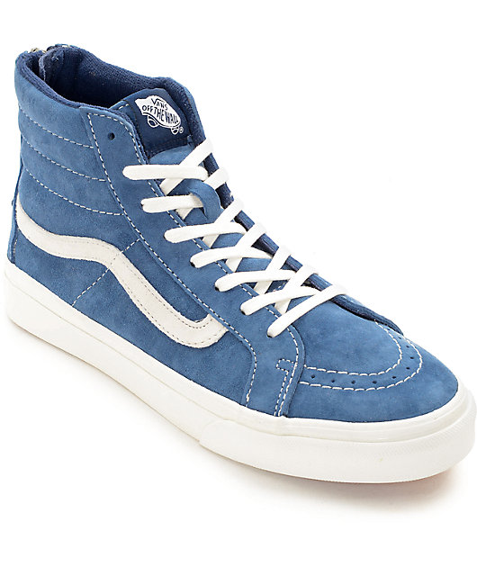 Vans Sk8-Hi Slim Scotchgard zapatos en azul marino (mujer) | Zumiez