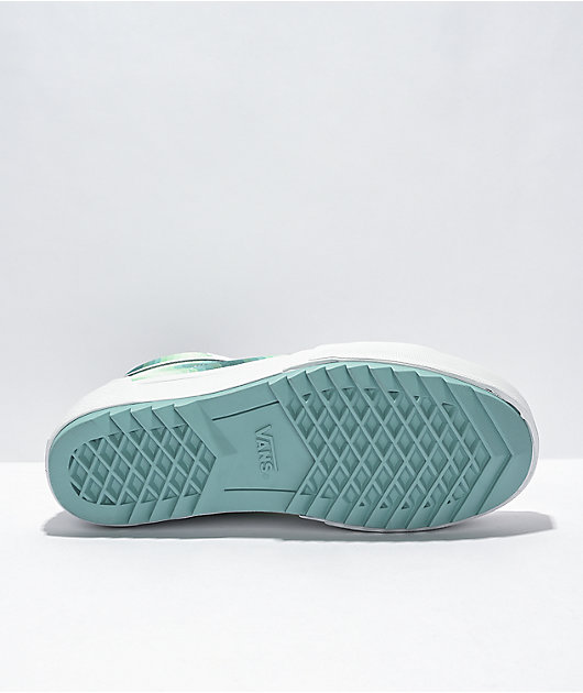 Vans Sk8-Hi Stacked Mint Gradient Platform Shoes