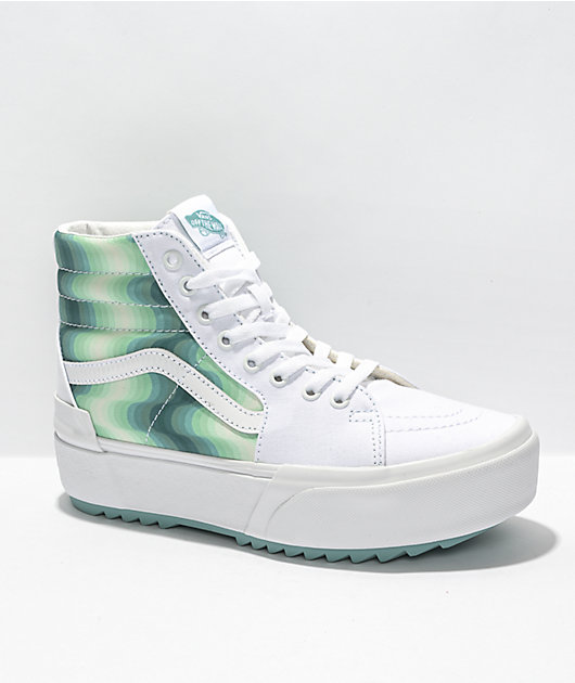 Mint/Gradient Hi-Top Vans outlet