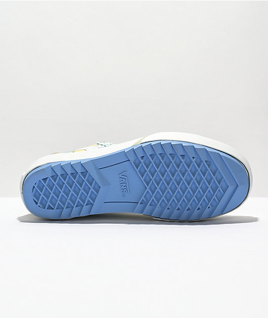Sk8-Hi Stacked zapatos de plataforma en color menta, azul y