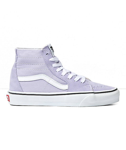 Light purple high top vans on sale