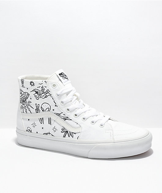 Painted high top outlet vans