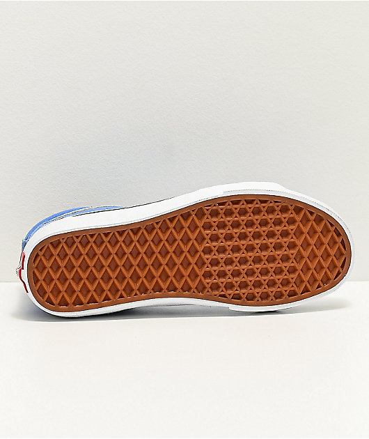 Vans Sk8-Hi Ultramarine & White Skate Shoes
