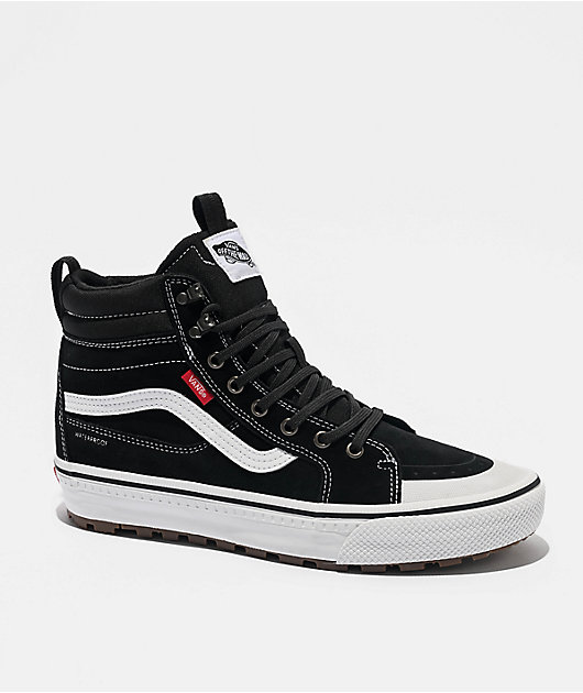 Vans Sk8 Hi Waterproof MTE Black White Shoes Zumiez