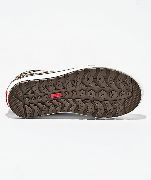 Vans Sk8 Hi Waterproof MTE Leopard Brown Shoes