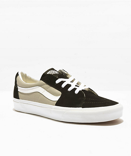 Vans Sk8-Low Black & Drizzle Grey Skate Shoes