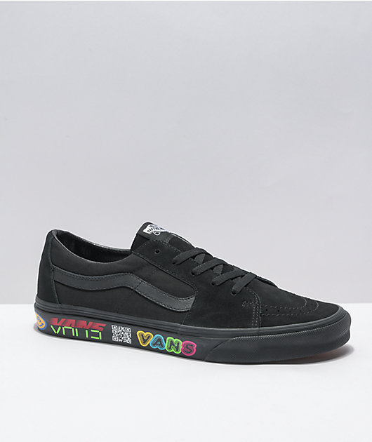 New Vans 2024 Sk8-Low Disruptive Black Sneakers