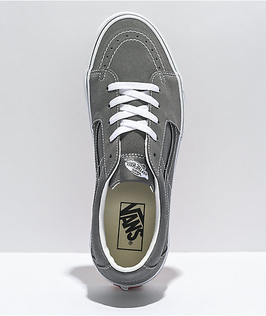 Vans Sk8-Low Utility Pewter & Black Skate Shoes | Zumiez