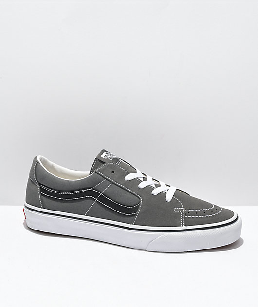 Vans Sk8-Low Utility Pewter & Black Skate Shoes | Zumiez
