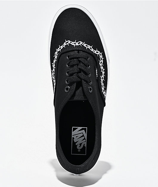Vans Skate Authentic Chain Black Skate Shoes