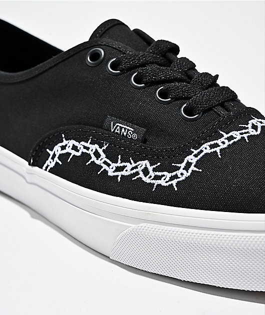Vans Skate Authentic Chain Black Skate Shoes