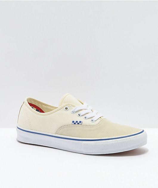 Vans Skate Authentic Off White Skate Shoes Zumiez