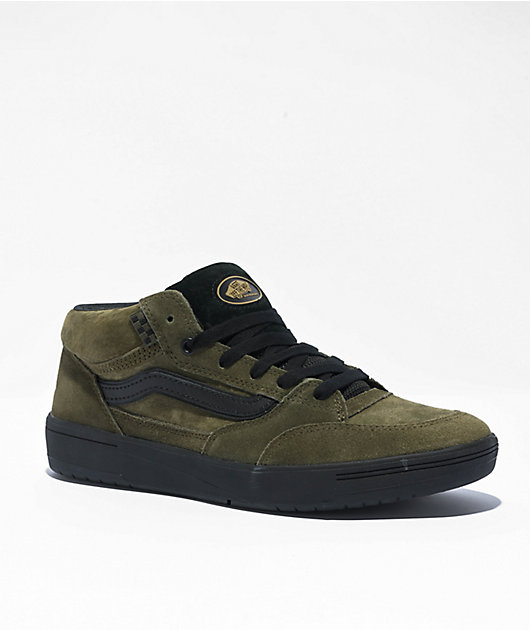 Vanspro　ZAHBA MID ベアトリスドモンドモデル　ダークオリーブ Vans - Zahba Mid Beatrice Domond - Dark Olive – KCDC Skateshop