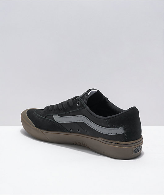 Vans Skate Berle Black & Dark Gum Skate Shoes
