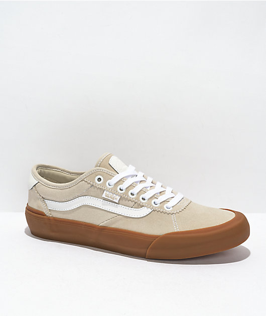 Vans Skate Chima Oatmeal & Gum Skate Shoes
