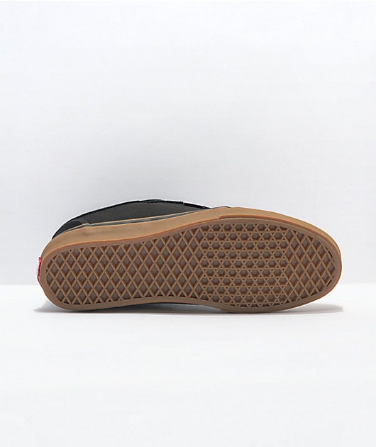 vans chukka low black gum flannel