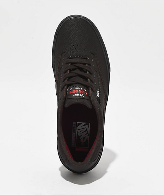 Vans Skate Curren Caples Dark Brown Skate Shoes