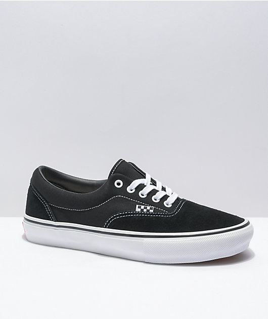 Skate Era Black & White Shoes