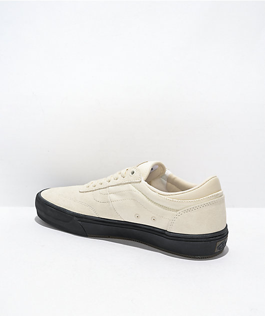 Vans Skate Gilbert Crockett Antique White Black Skate Shoes Zumiez