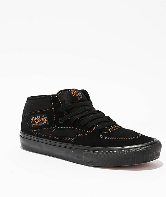 Vans Skate Half Cab Black & Brown Skate Shoes | Zumiez