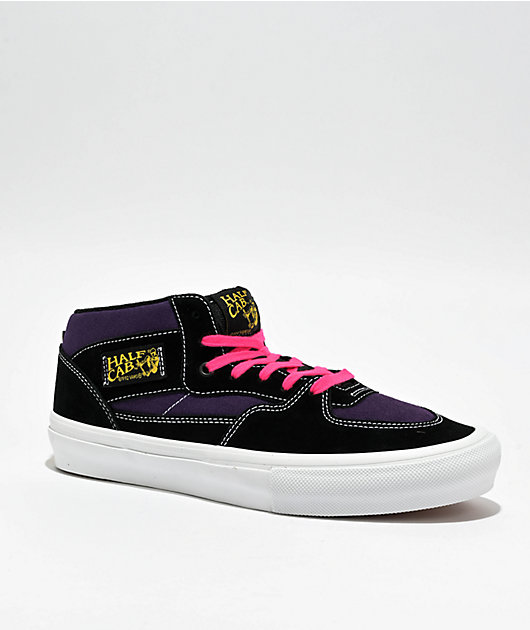 Vans Skate Half Cab Black & Purple Skate Shoes | Zumiez