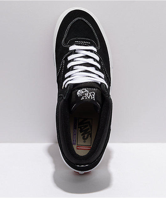 Half black outlet half white vans