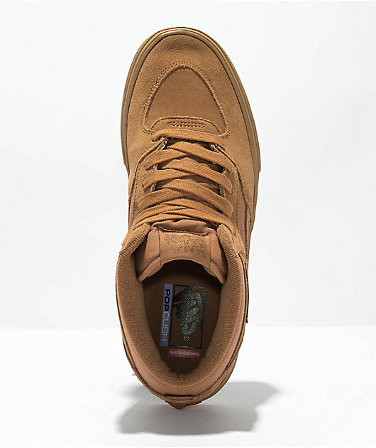 Brown vans shop skate shoes