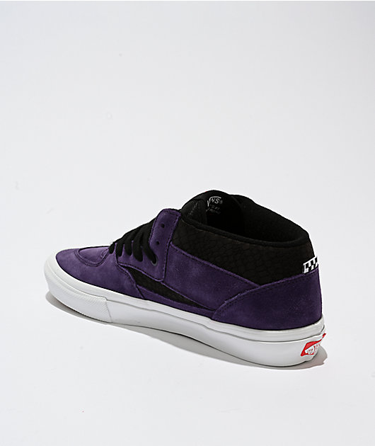 Vans Skate Half Cab Croc Grape Purple Skate Shoes