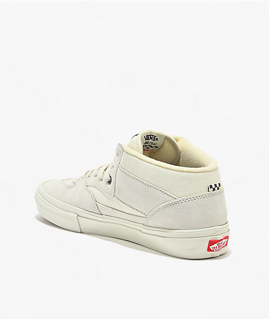 Vans Skate Half Cab Marshmallow White Skate Shoes