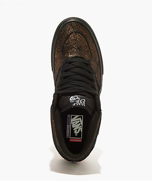 Vans Skate Half Cab Metallic Bronze Skate Shoes | Zumiez