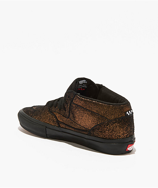 Vans Skate Half Cab Metallic Bronze Skate Shoes | Zumiez