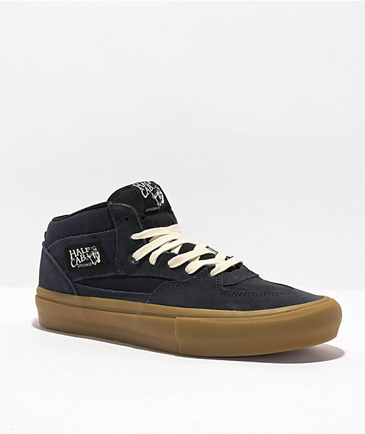 Vans Skate Half Cab Navy Gum Skate Shoes Zumiez