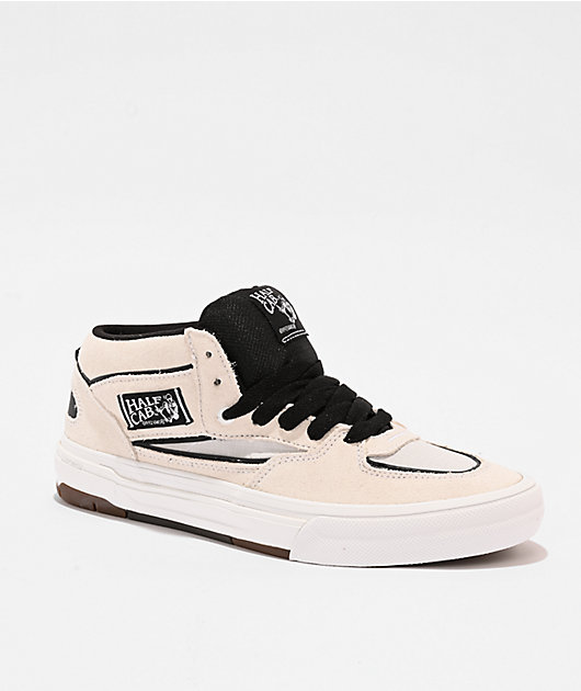 Vans Skate Half Cab Wafflecup White Skate Shoes | Zumiez