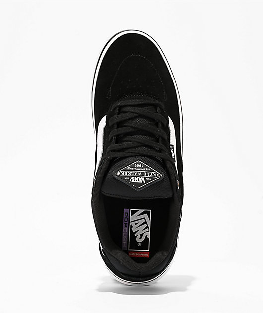 Vans Skate Kyle Walker Black & White Skate Shoes | Zumiez
