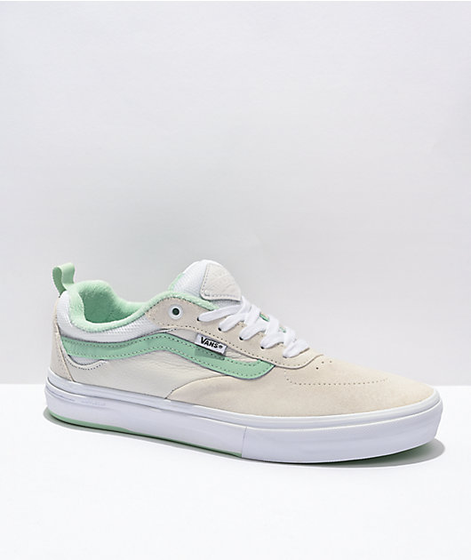 guisante financiero civilización Vans Skate Kyle Walker Sport Vintage White & Mint Skate Shoes