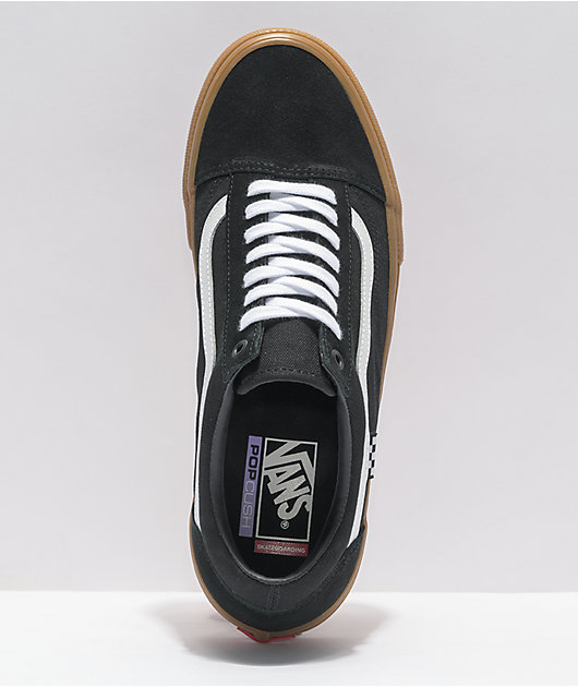 Vans Skate Old Skool Black, White & Gum Skate Shoes