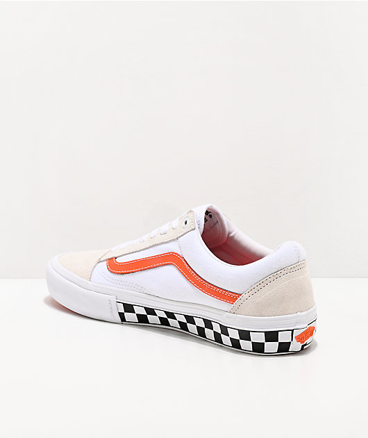 White and orange outlet vans