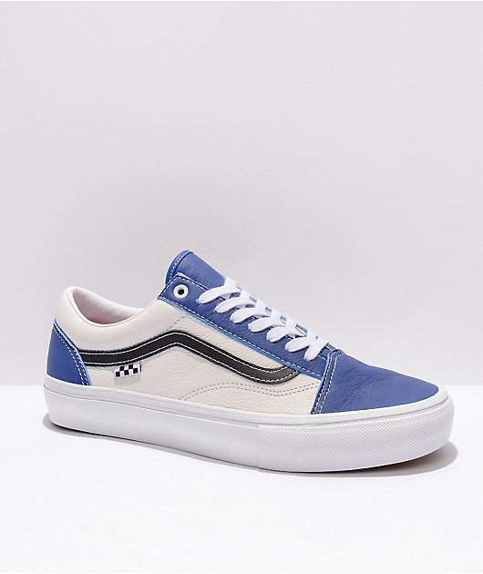 Skate Vans Beige And Blue Vans Sport Low Trainers Deporvillage