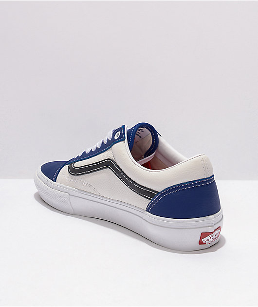 vans leather skate shoes