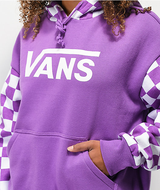 purple vans sweatshirt