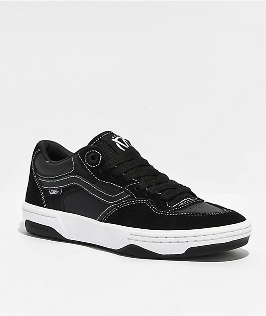 Vans Skate Rowan 2 Black & White Skate Shoes | Zumiez