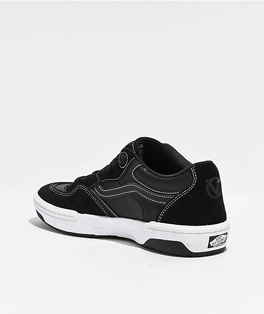 Vans Skate Rowan 2 Black & White Skate Shoes | Zumiez