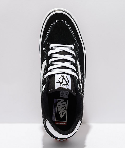 Vans Skate Rowan Black & True White Skate Shoes | Zumiez