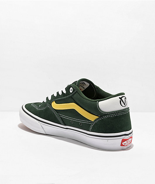 Green and yellow outlet vans shoes