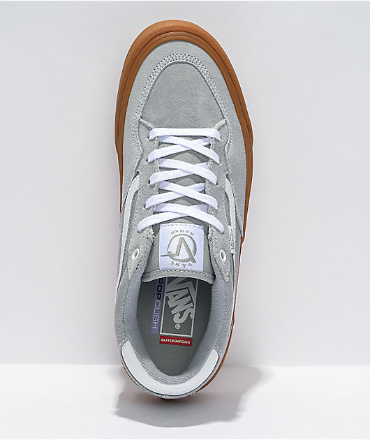 バンズ VANS ROWAN 27,5cm 灰白ガム Vans Skate Rowan High Rise Grey, White, & Gum Skate Shoes | Zumiez