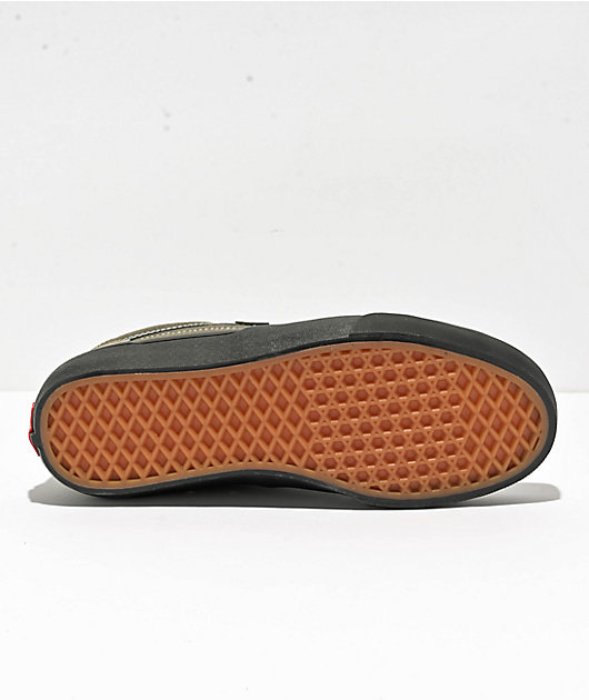 Vans Skate Rowan Olive & Black Skate Shoes