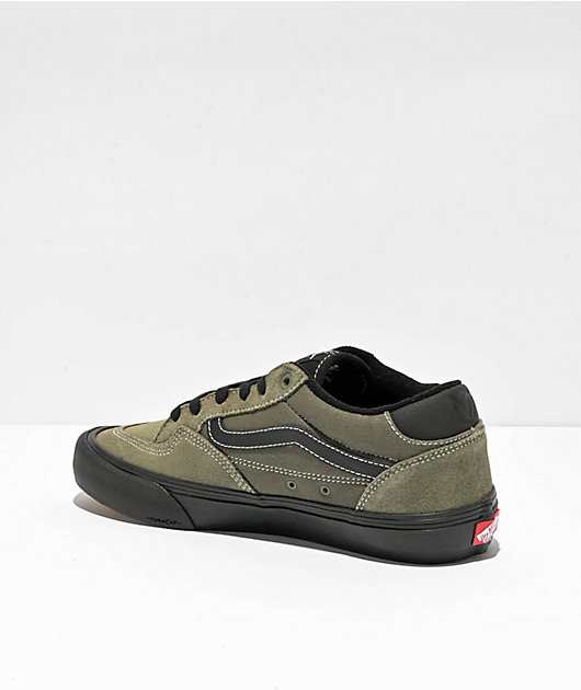 Vans Skate Rowan Olive & Black Skate Shoes