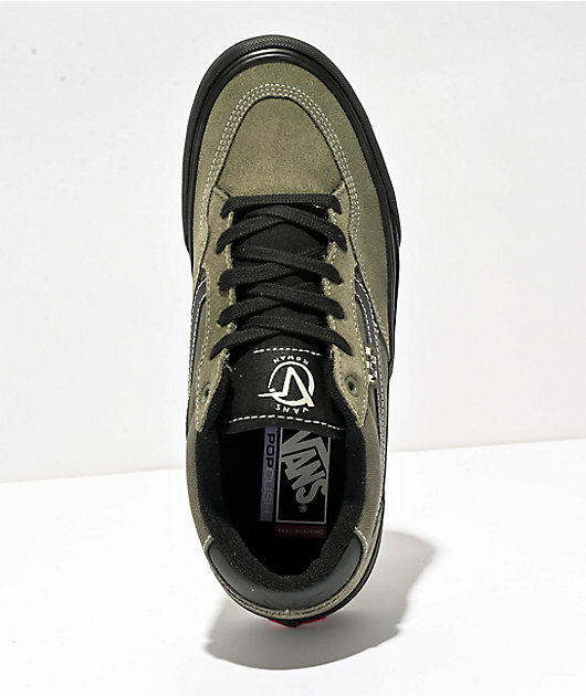Vans Skate Rowan Olive & Black Skate Shoes | Zumiez